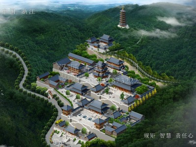 太原龙王寺古建规划设计布局图